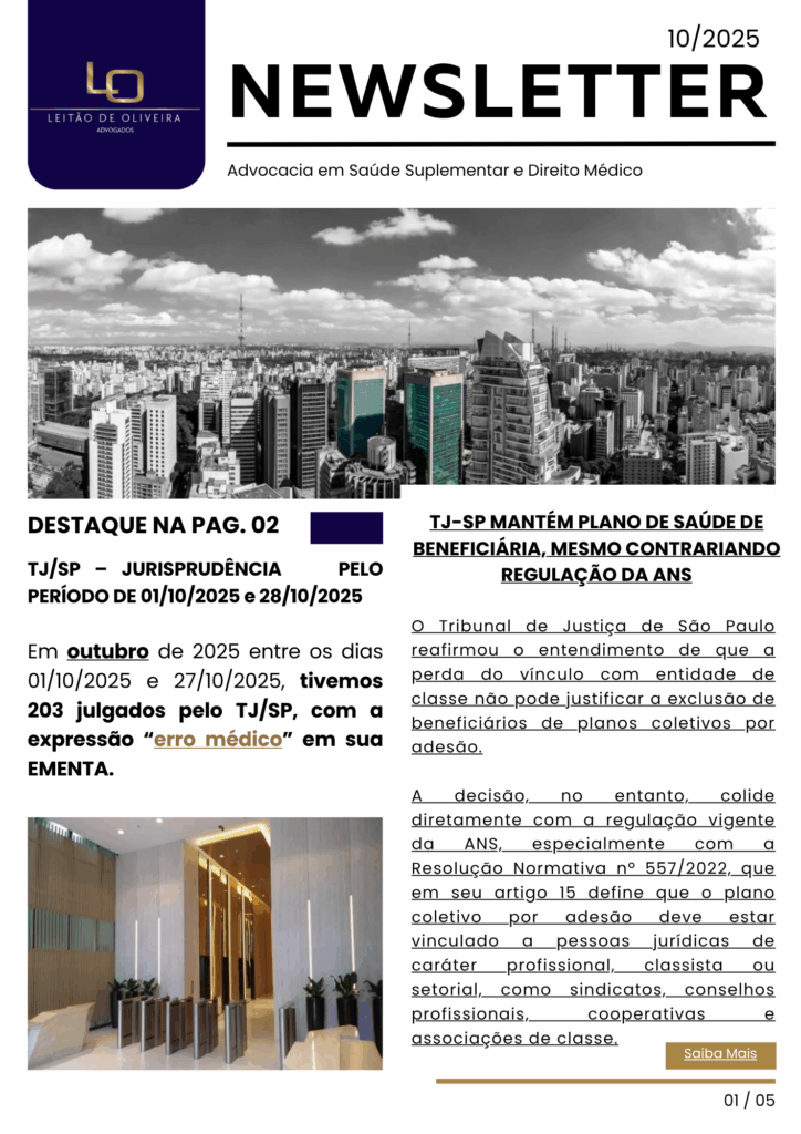 ADVOCACIA EM SAÚDE E PLANO DE SAÚDE E MÉDICA