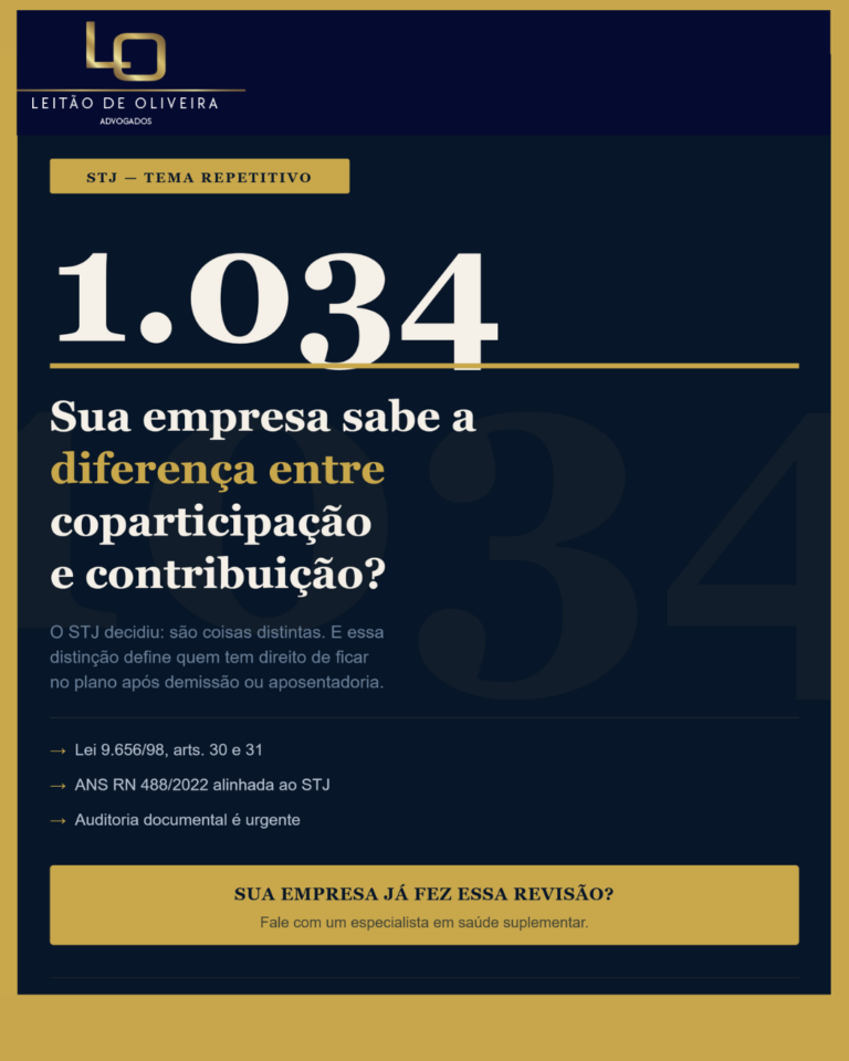 tema1034 advocacia em saúde suplementar advogado especialista em plano de saúde