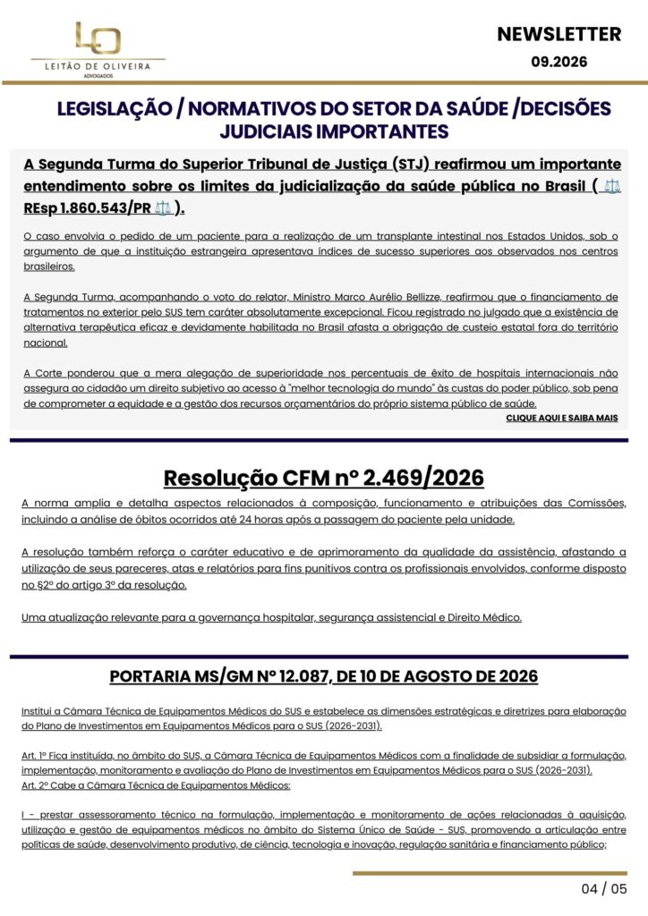 advocacia em direito médico e saúde suplementar leitão de oliveira advogados